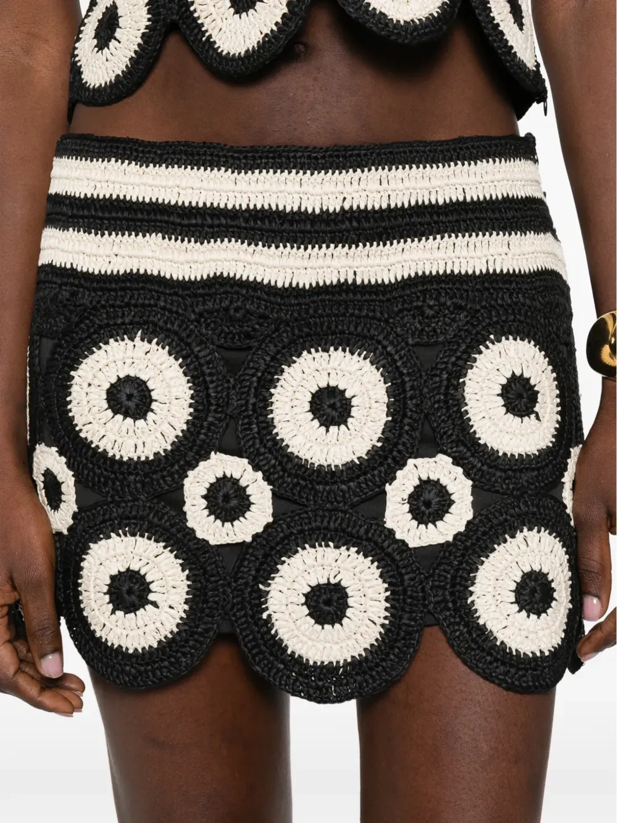 Simon Miller Beep Beep crochet ミニスカート - 画像5