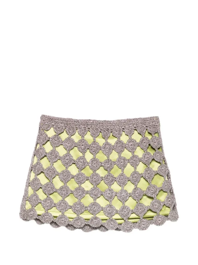 Simon Miller Simon Miller ゼラ crochet ミニスカートの商品画像
