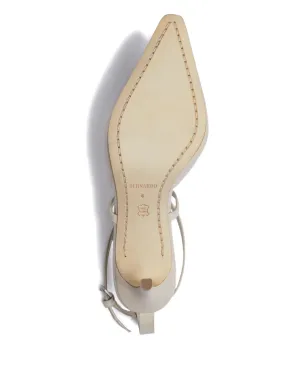 Bernardo Bernardo 1946 Yazmin pointed-toe heeled pumps - Grey - サムネイル4