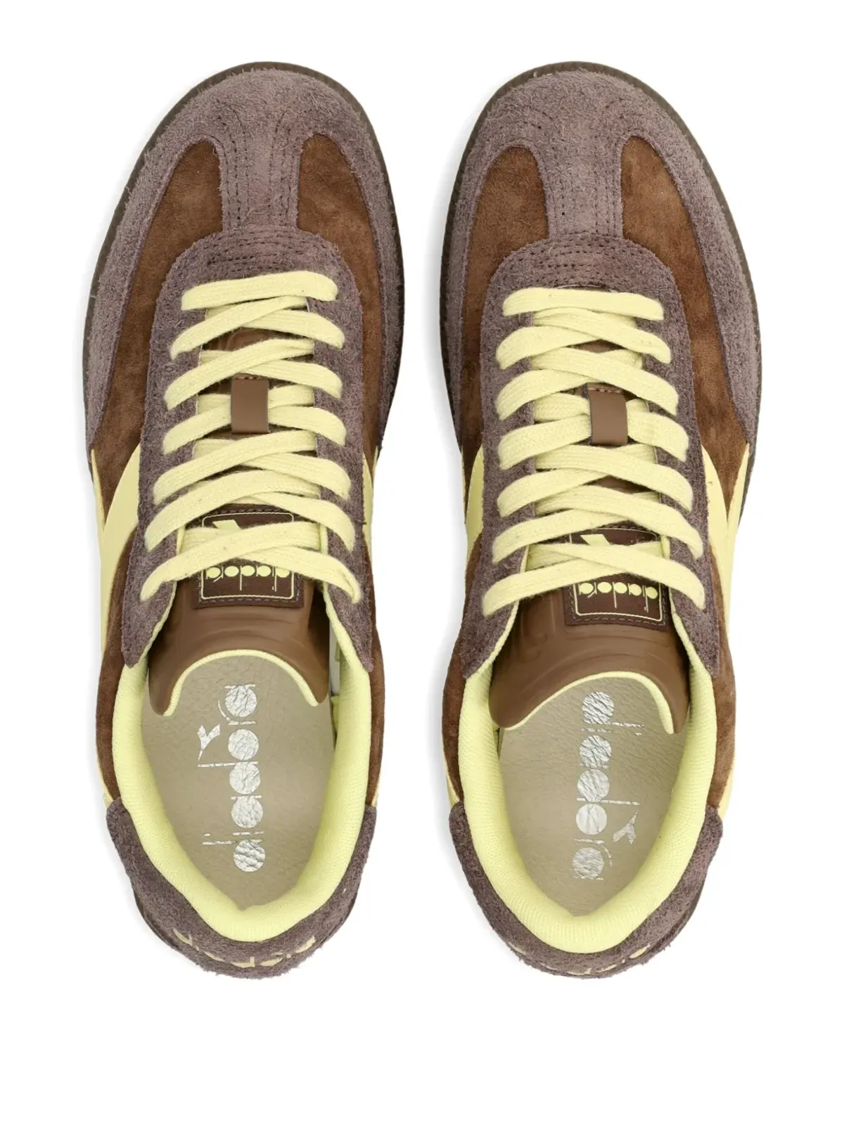 Diadora スエードスニーカー ブラウン - 画像3