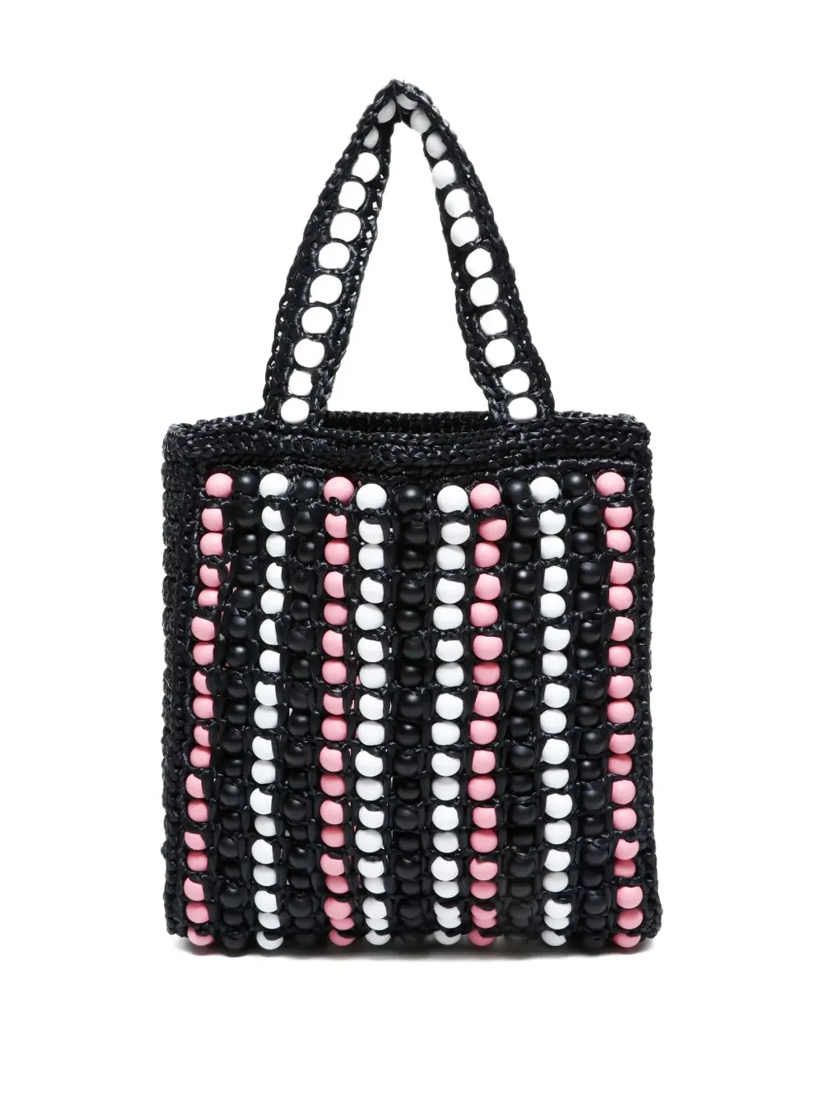 Prada Pre-Owned 2000s raffia tote bag - Black - 画像2