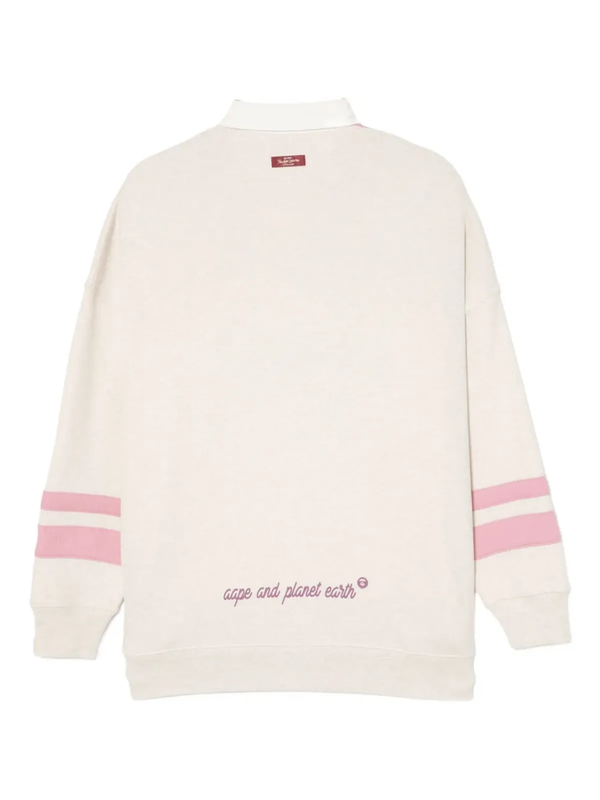 A BATHING APE® 刺繍ロゴ入りコットンポロトップ - 画像2