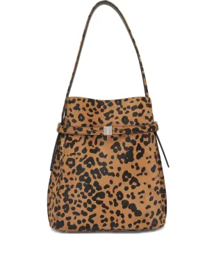TOTEME leopard-print shoulder bag - Brown - サムネイル1