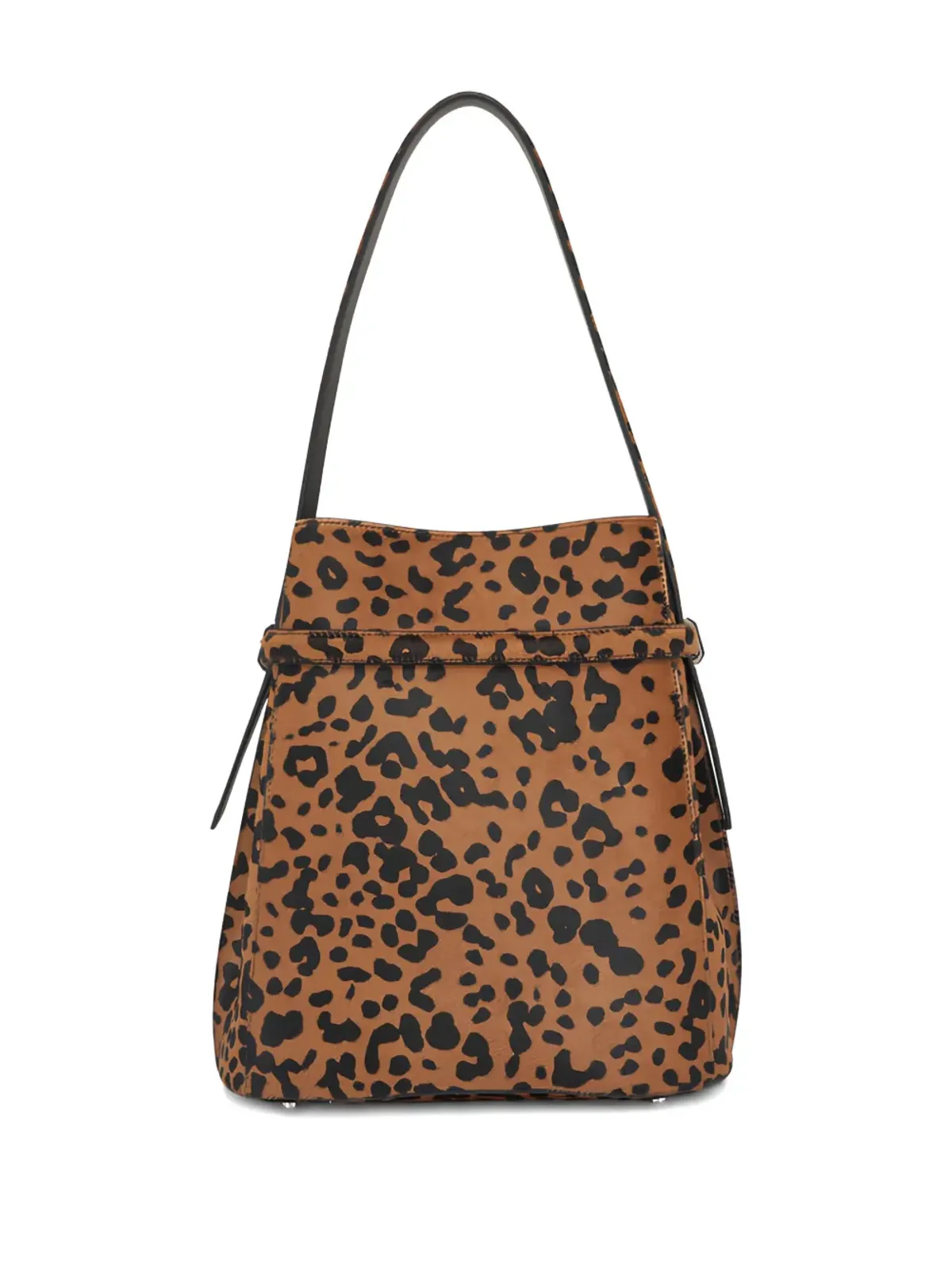TOTEME leopard-print shoulder bag - Brown - 画像2