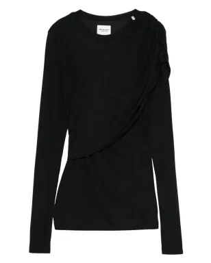 MARANT ÉTOILE Dressi T-shirt - Black - サムネイル1