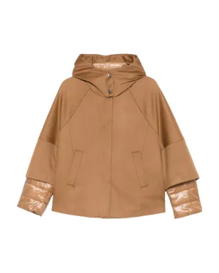 Herno hooded panelled jacket - Brown - サムネイル1