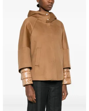 Herno hooded panelled jacket - Brown - サムネイル3