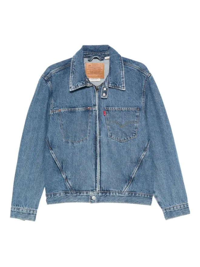 LEVI'S Levi's デニムジャケット ジップフロント ブルーの商品画像