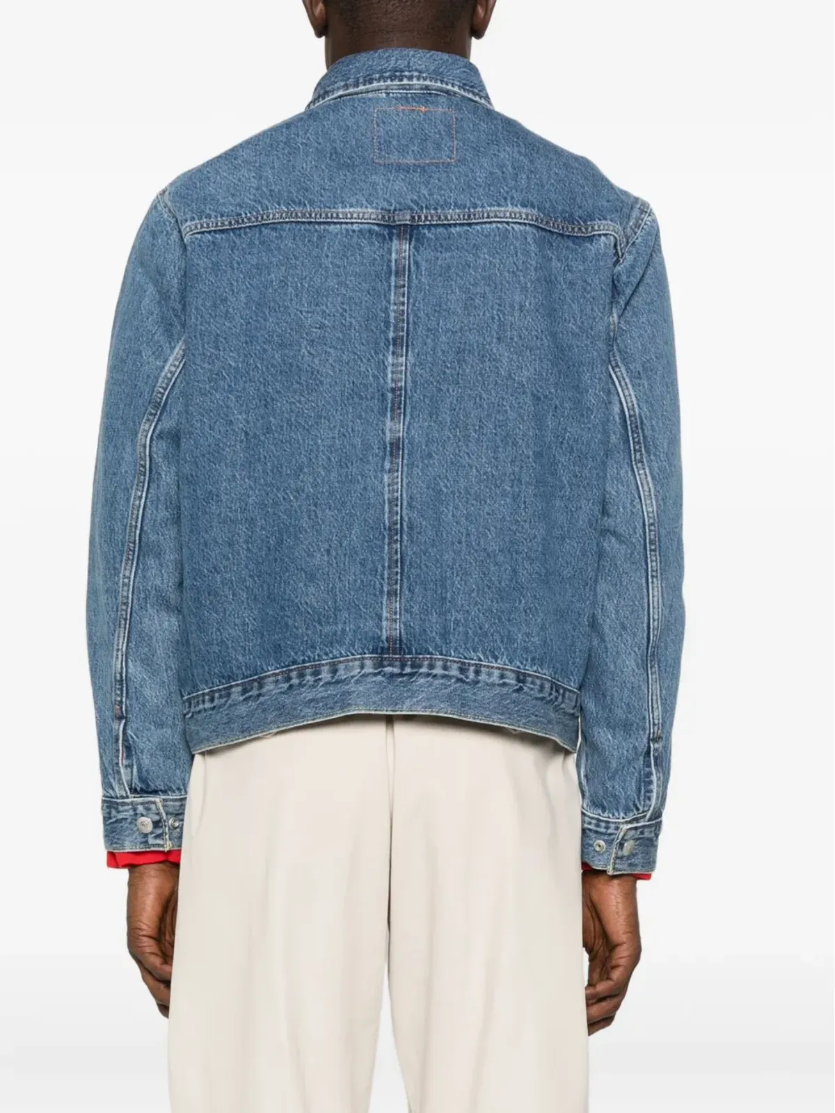 Levi's デニムジャケット ジップフロント ブルー - 画像4