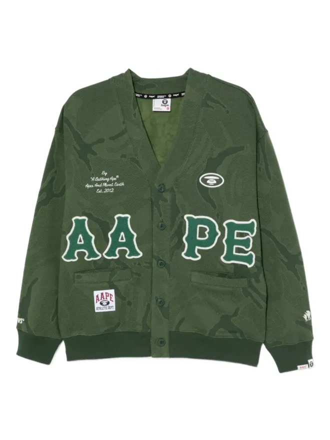 AAPE BY *A BATHING APE® AAPE BY *A BATHING APE® ロゴアップリケ カモフラージュ スウェットシャツの商品画像