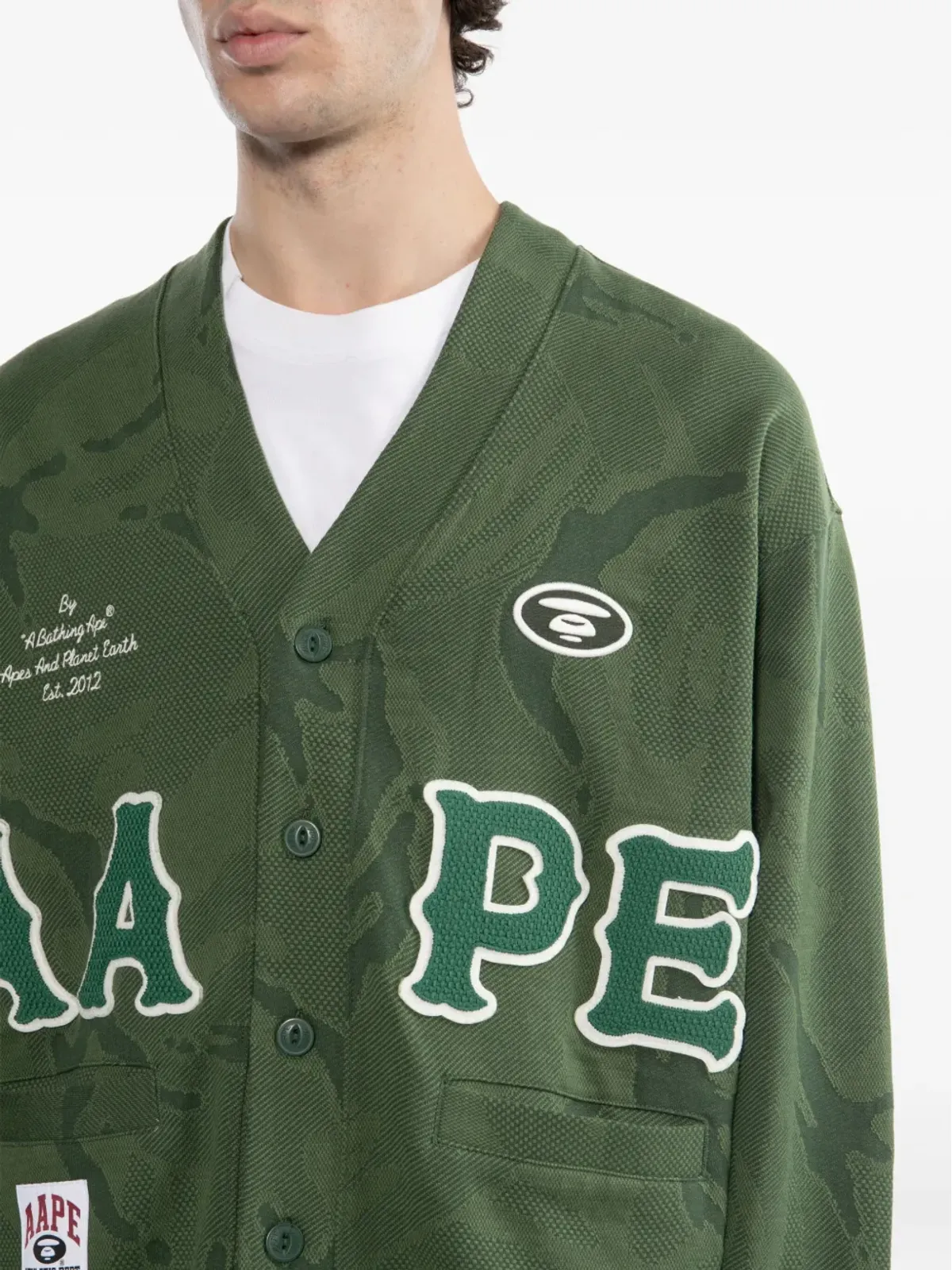 AAPE BY *A BATHING APE® ロゴアップリケ カモフラージュ スウェットシャツ - 画像5