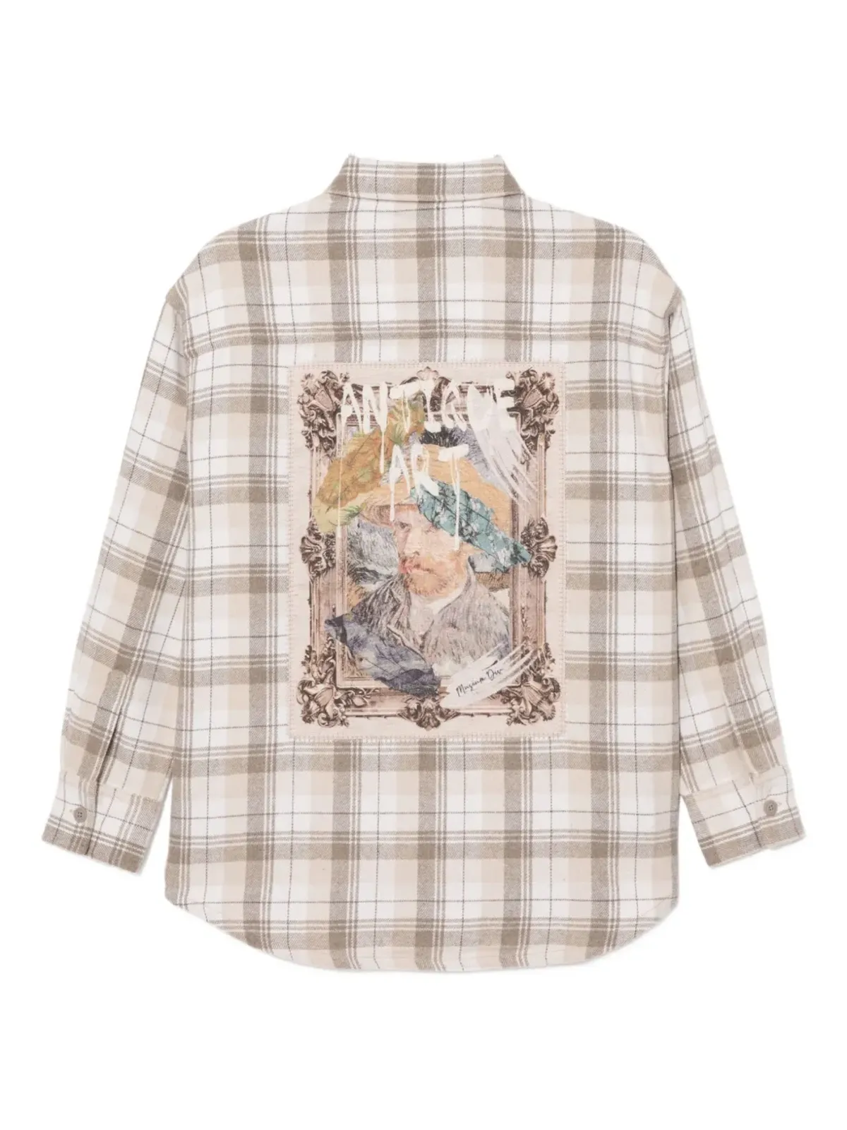 Musium Div. チェック柄シャツジャケット - 画像2