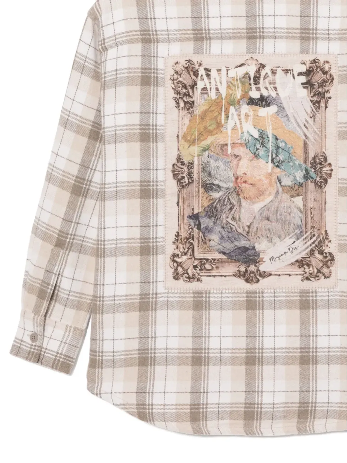 Musium Div. チェック柄シャツジャケット - 画像3