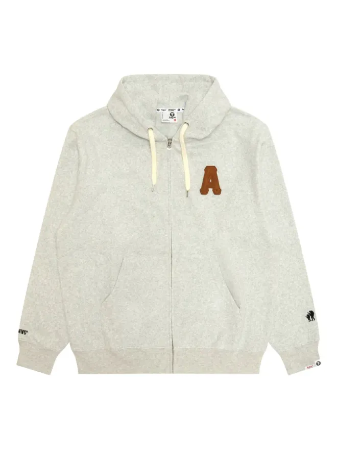 AAPE BY *A BATHING APE® AAPE BY *A BATHING APE® パッチアップリケ付きジップアップフーディの商品画像