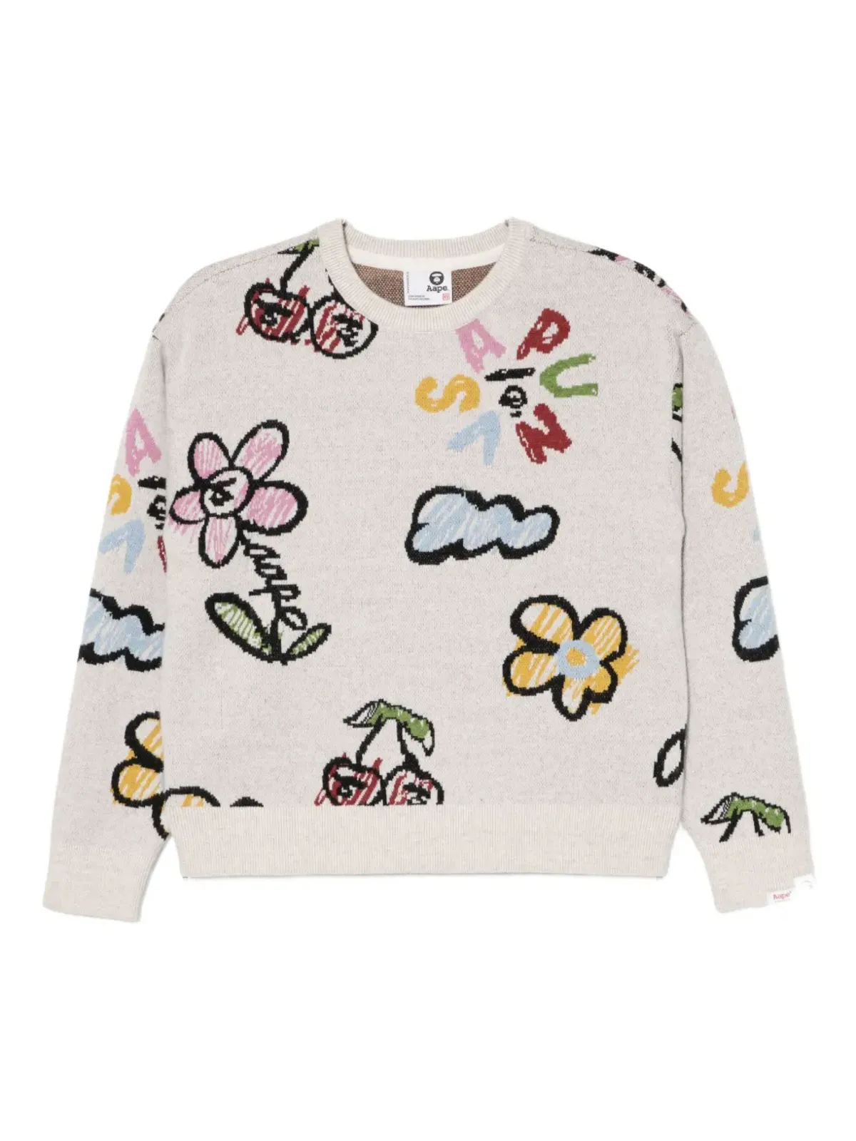 A BATHING APE® グラフィックプリント ジャンパー - 画像1