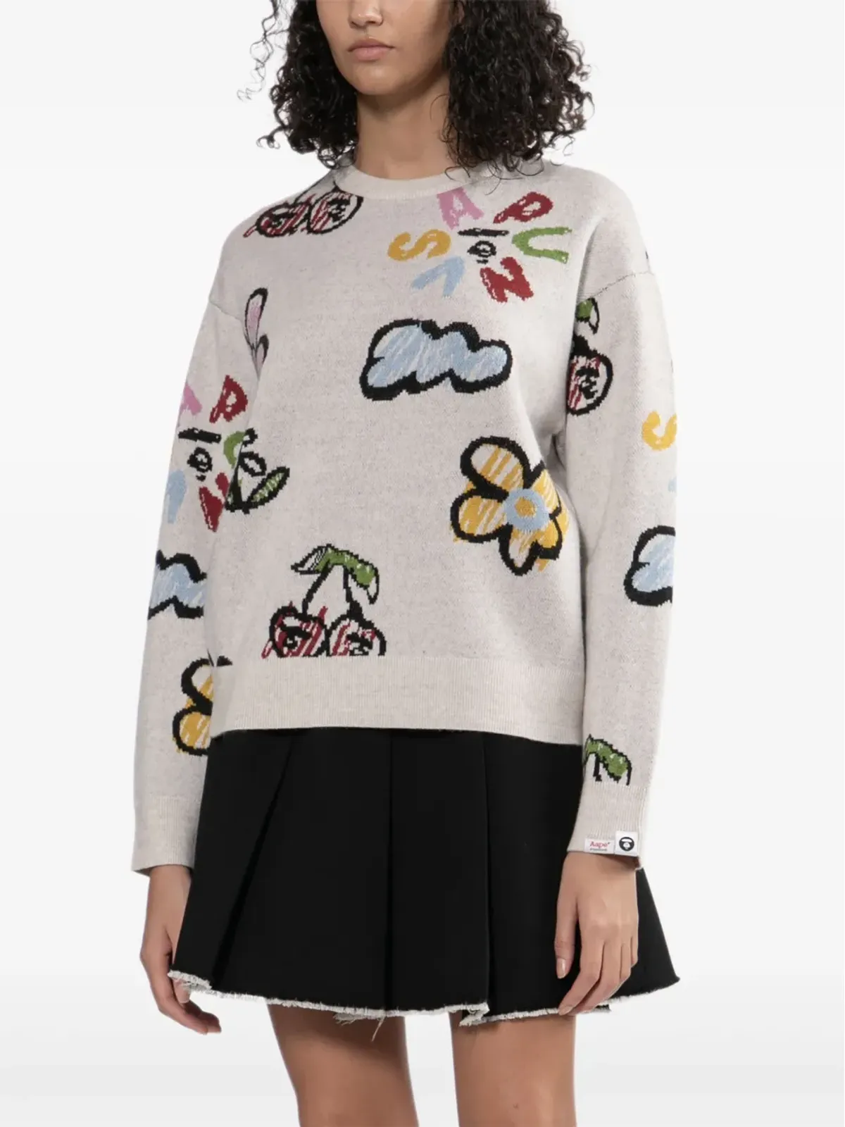 A BATHING APE® グラフィックプリント ジャンパー - 画像3