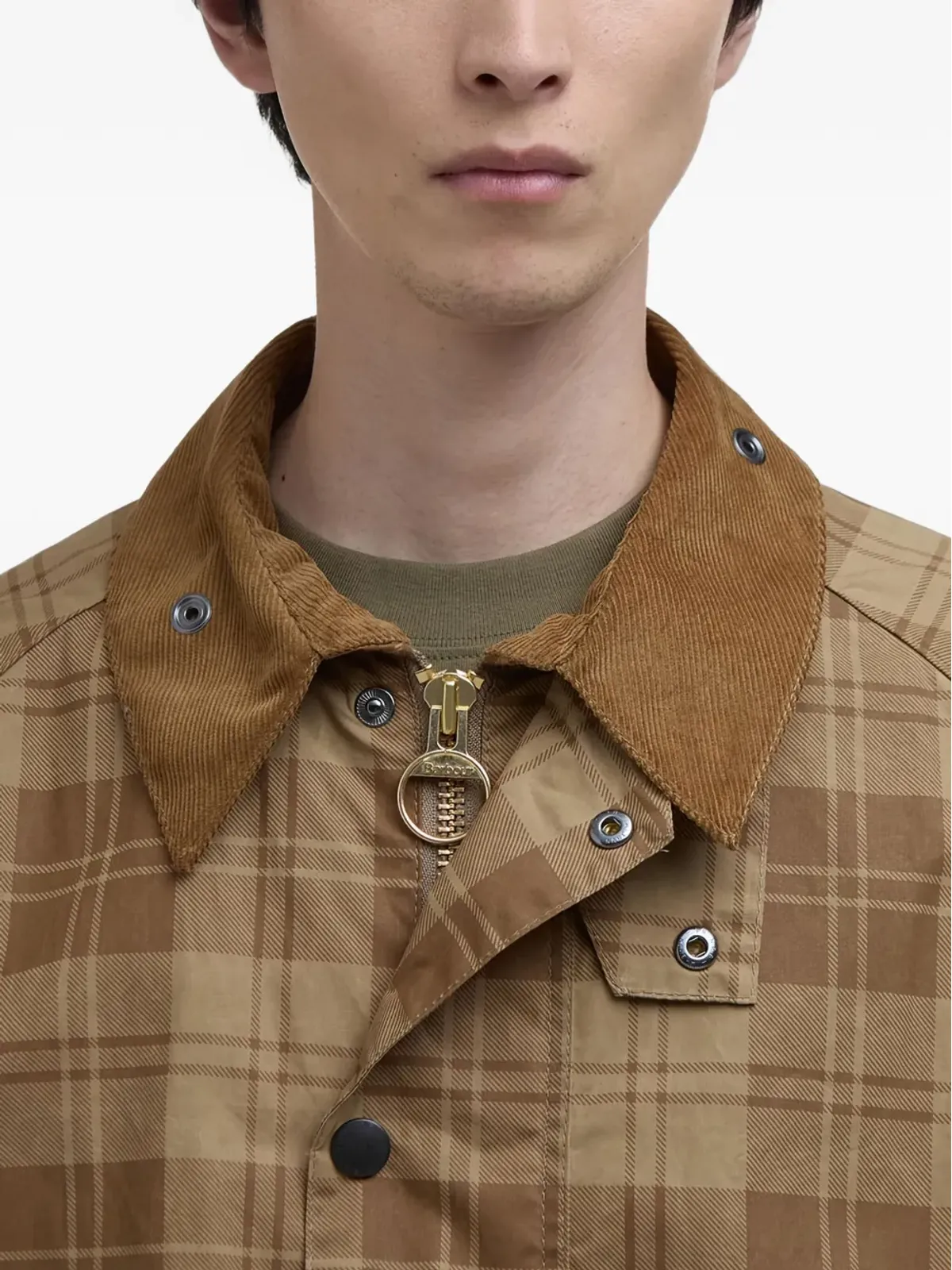 Barbour チェック柄ウィンドブレーカー - 画像5