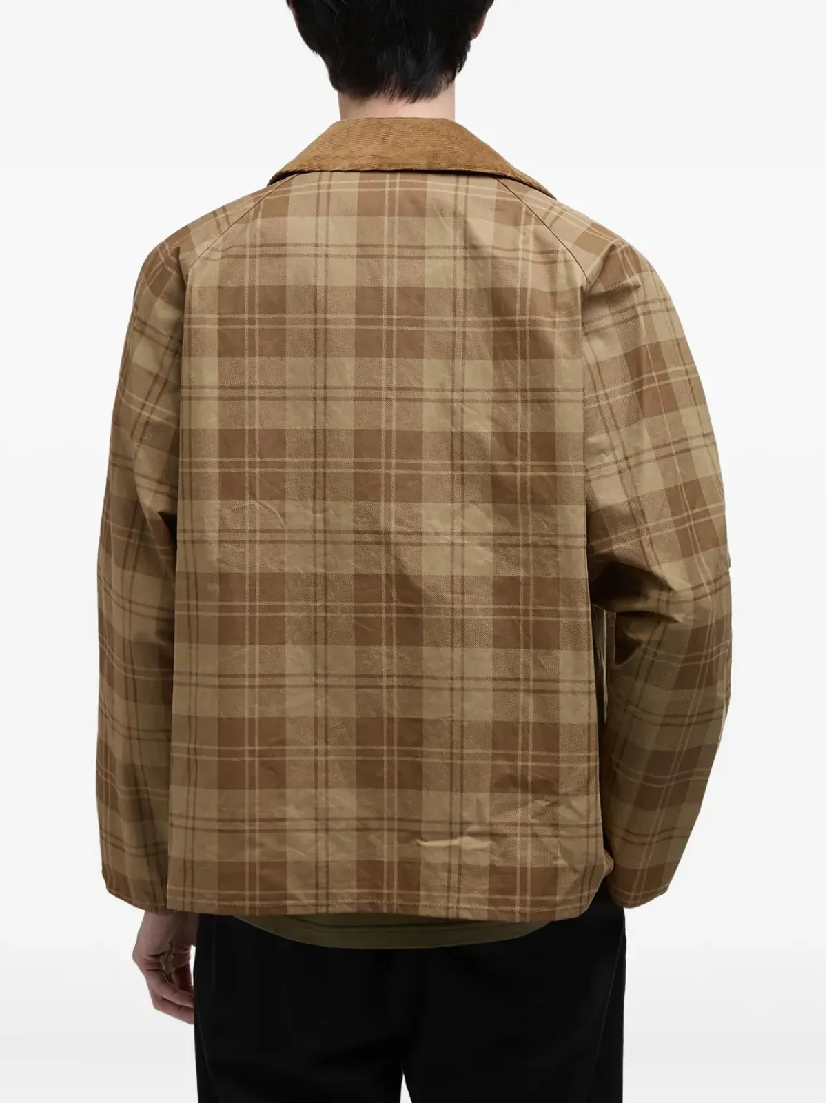 Barbour チェック柄ウィンドブレーカー - 画像4