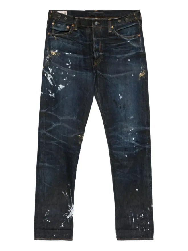 Mastercraft Union Mastercraft Union エド ペイントスプラター ジーンズ - Blueの商品画像