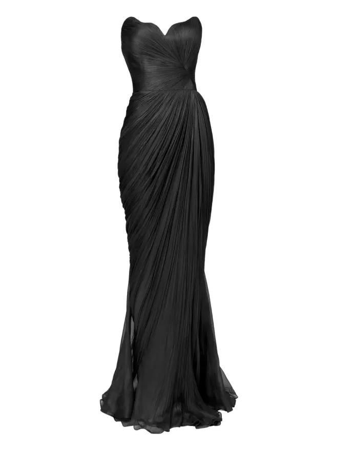 Iris Serban Iris Serban プリーツボディドレスの商品画像