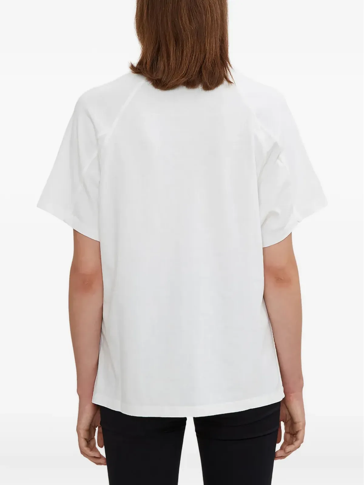 Olivier Theyskens リブネックTシャツ - 画像4