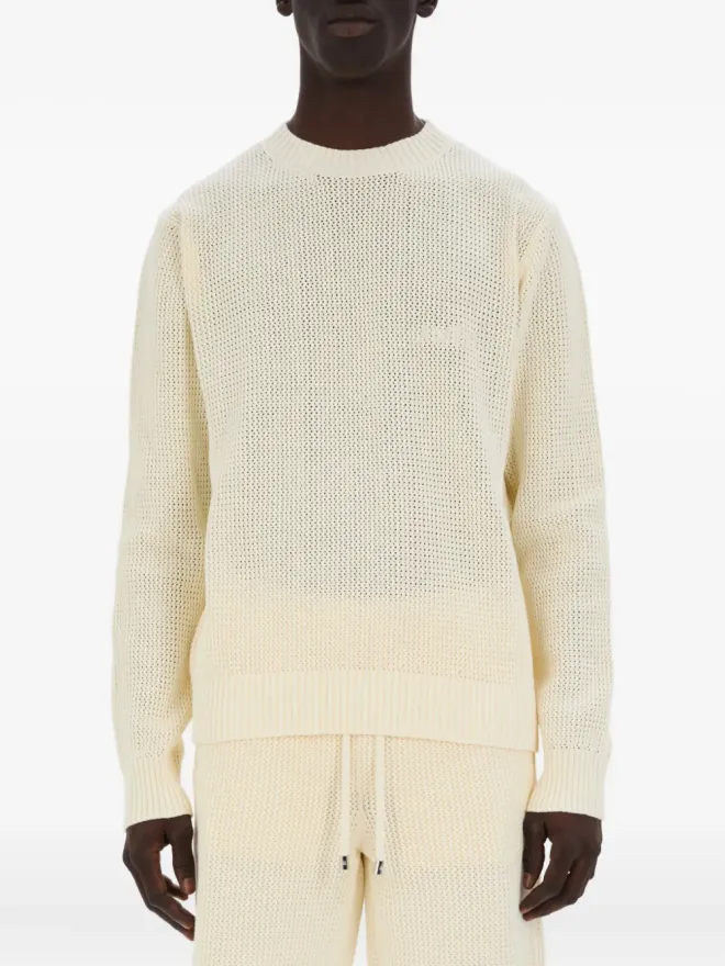 AMIRI AMIRI ワッフル編み クルーネック セーターの商品画像