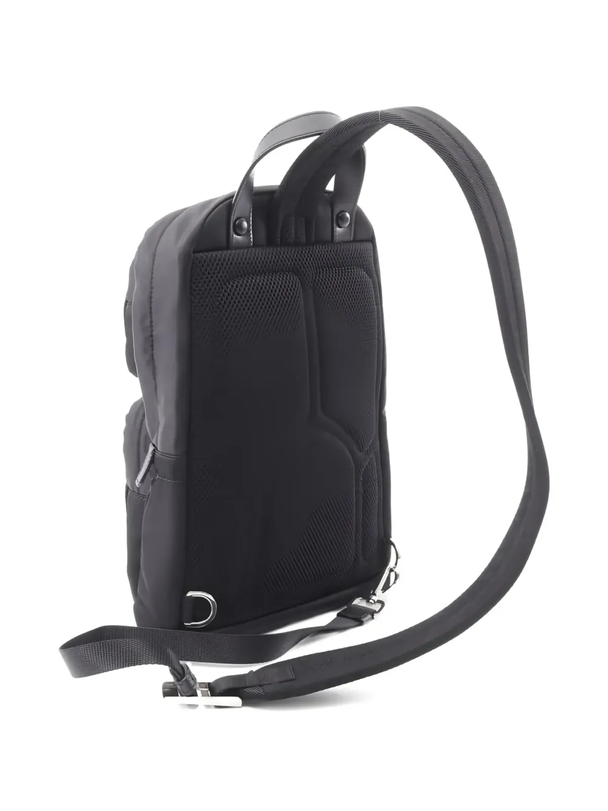 Prada Pre-Owned トライアングルロゴ クロスボディバッグ - ブラック - 画像2