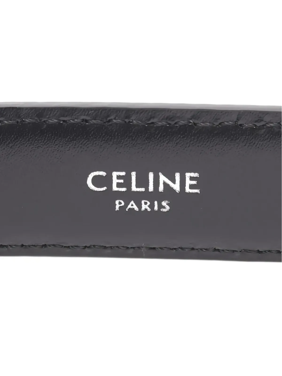 Celine Pre-Owned トリオンフ レザーベルト - 画像4