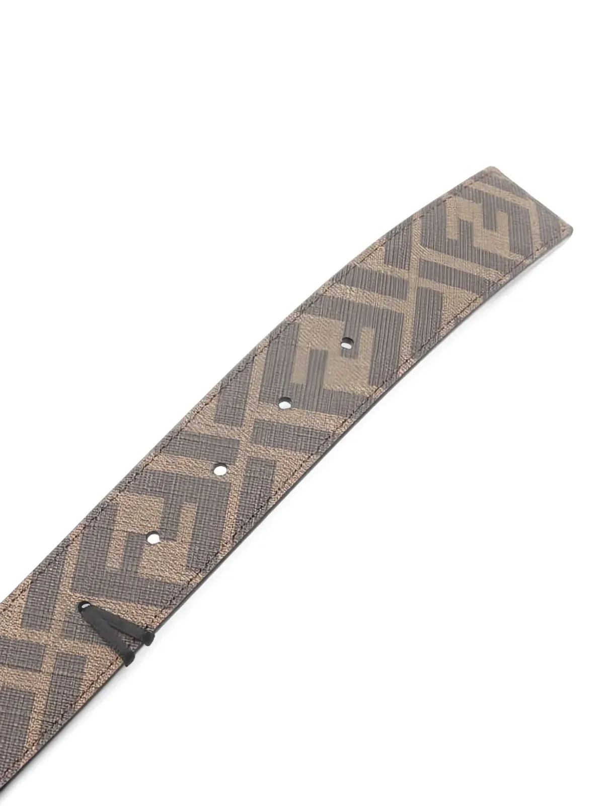 Fendi Pre-Owned FFパターン レザー ベルト - 画像5