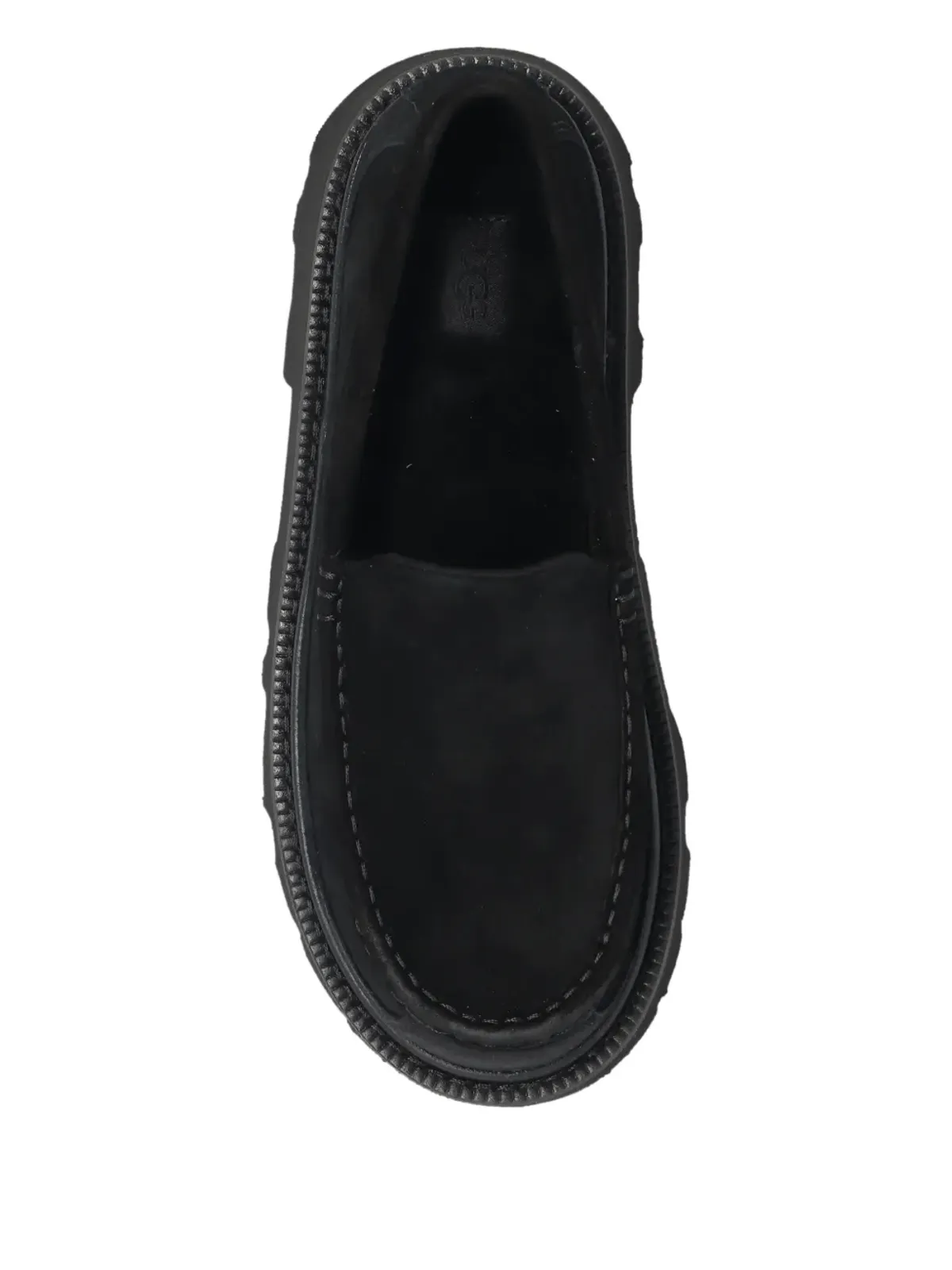 UGG アスコット スエード プラットフォーム ローファー ブラック - 画像3