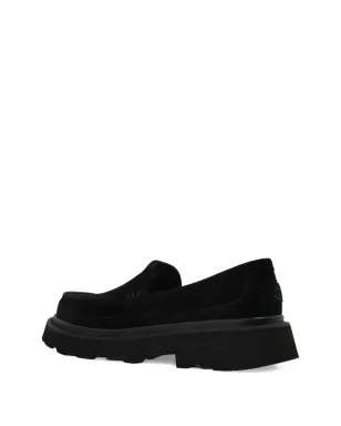 UGG アスコット スエード プラットフォーム ローファー ブラック - サムネイル4
