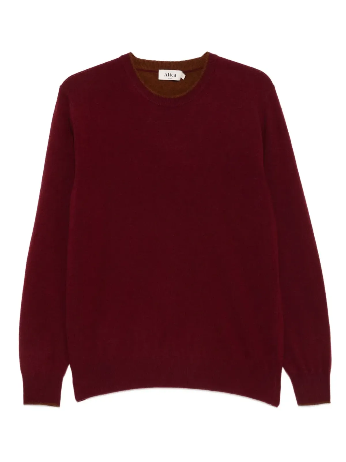 Altea 肘パッチ付きクルーネックセーター - 画像1