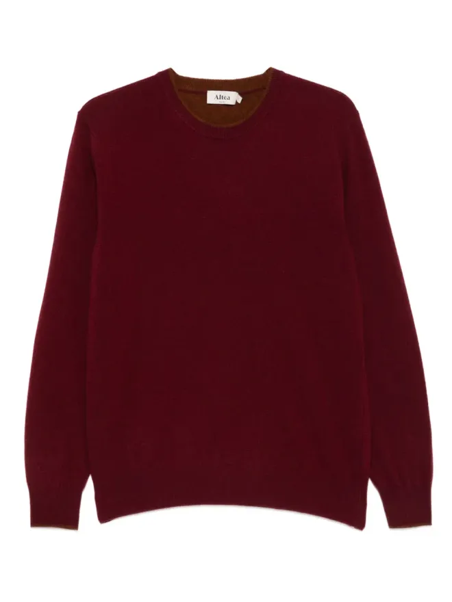 Altea Altea 肘パッチ付きクルーネックセーターの商品画像