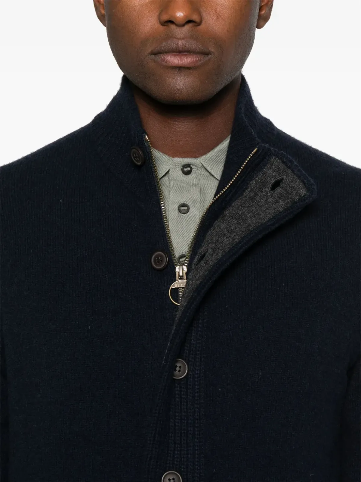Barbour ウールカーディガン - 画像5