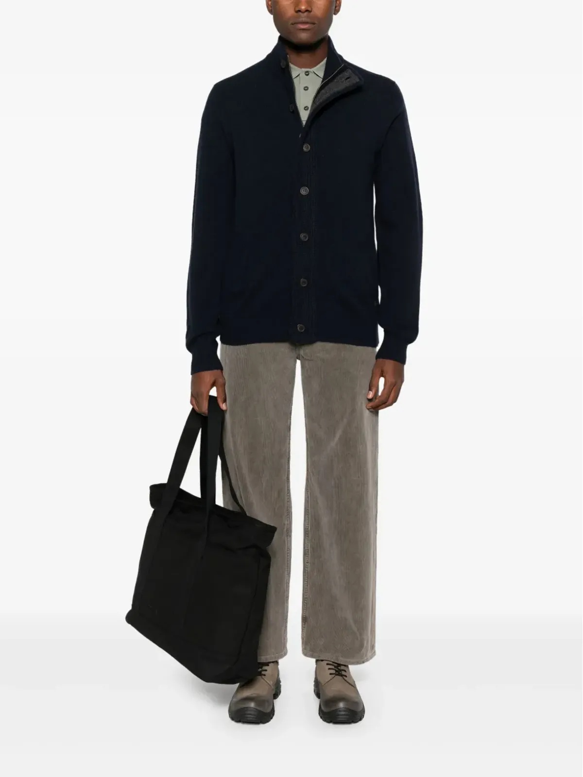 Barbour ウールカーディガン - 画像2