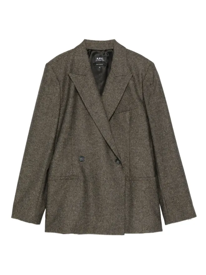 A.P.C. A.P.C. ボタン留め ダブルブレストジャケットの商品画像