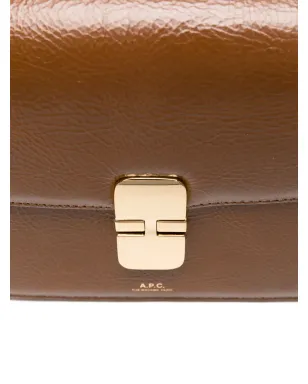 A.P.C. レザー クロスボディバッグ ブラウン - サムネイル4