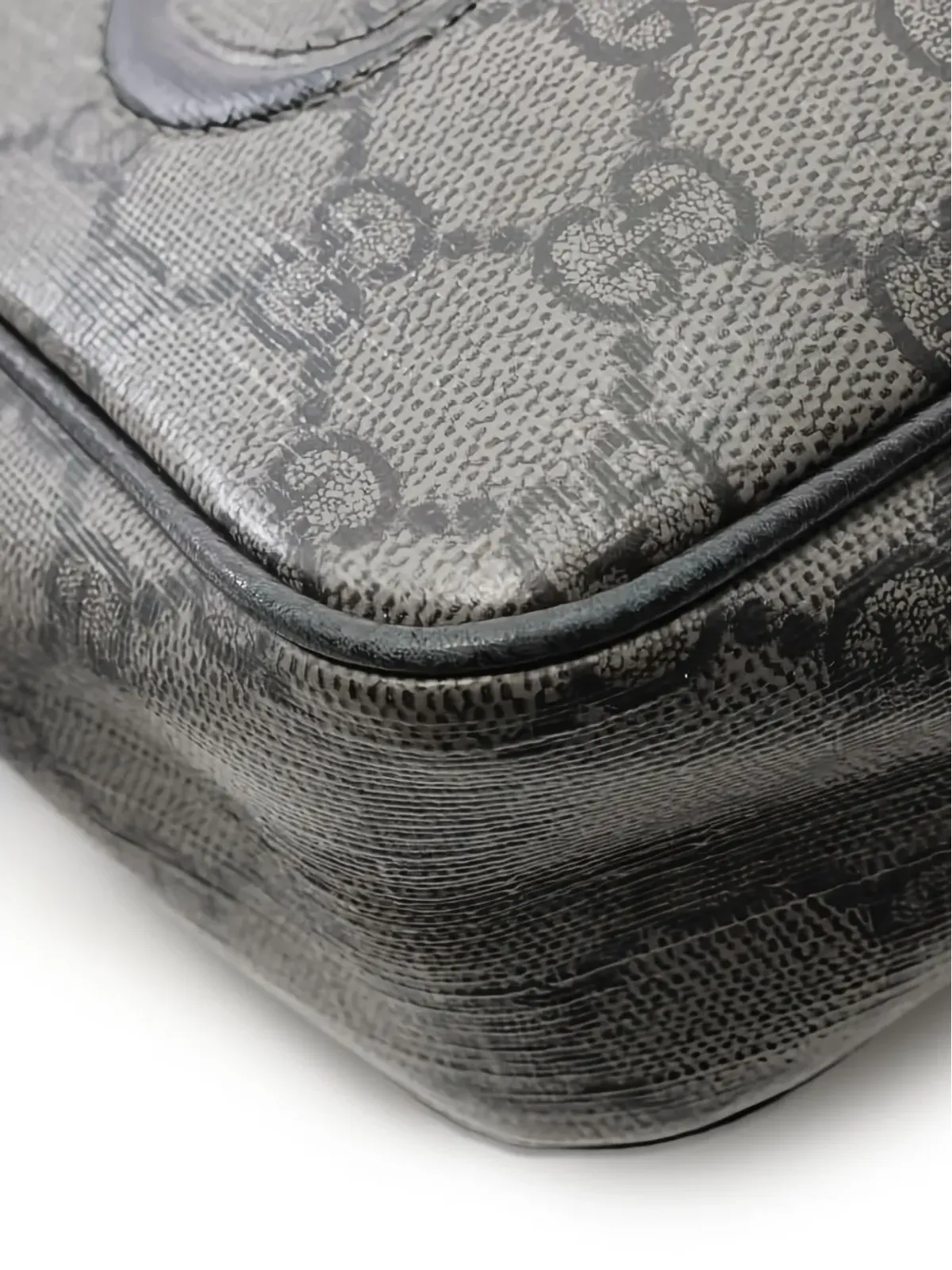 Gucci Pre-Owned GG Supreme ショルダーバッグ - Grey - 画像3