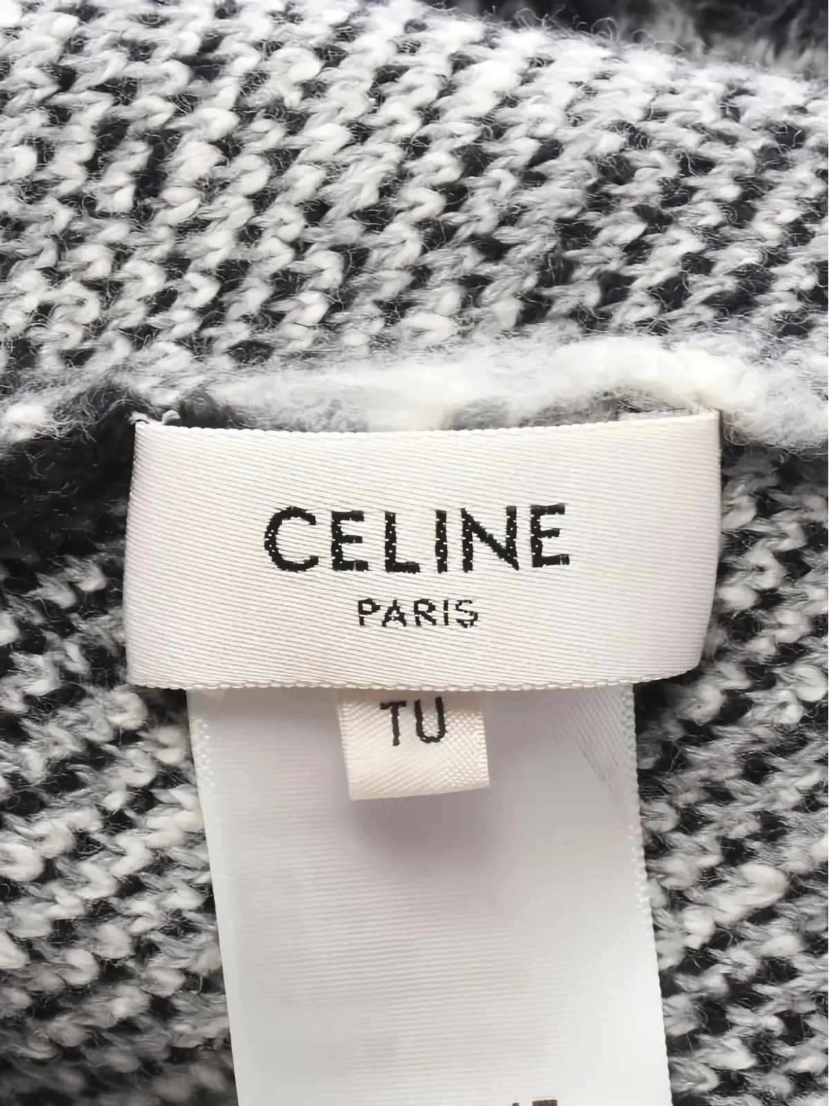 Celine Pre-Owned × Amy Dorian 2010年代 ジャカードニット ビーニー - 画像5