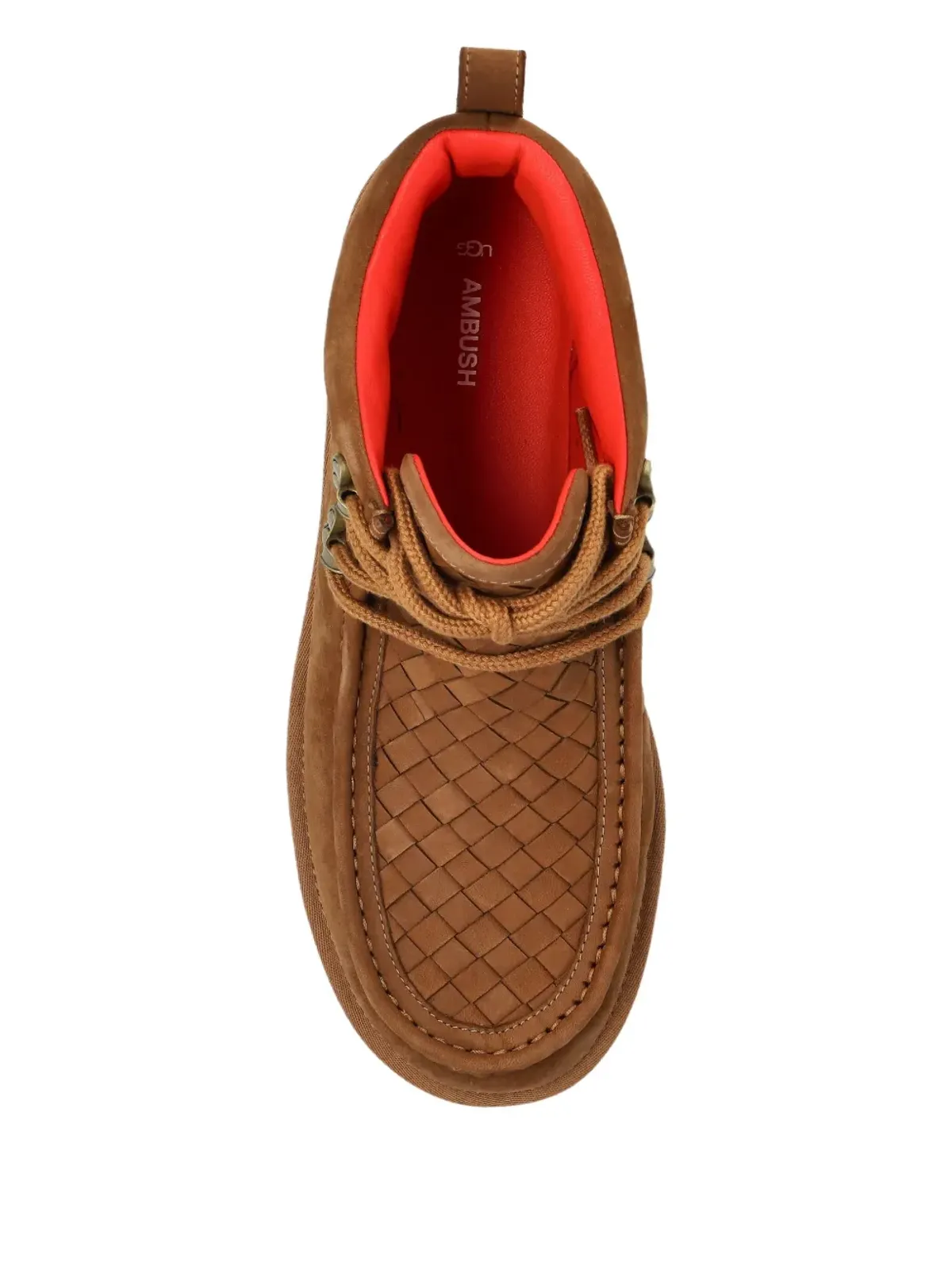 UGG アンブッシュ ウーブン レースアップ ブーツ - 画像3