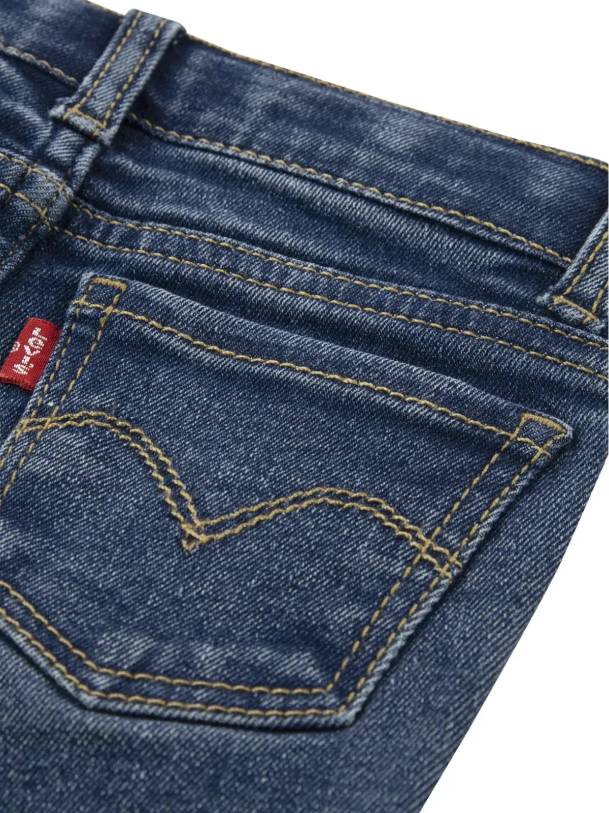 Levi's Kids ロゴディテール ボタン付きトラウザーズセット - 画像5