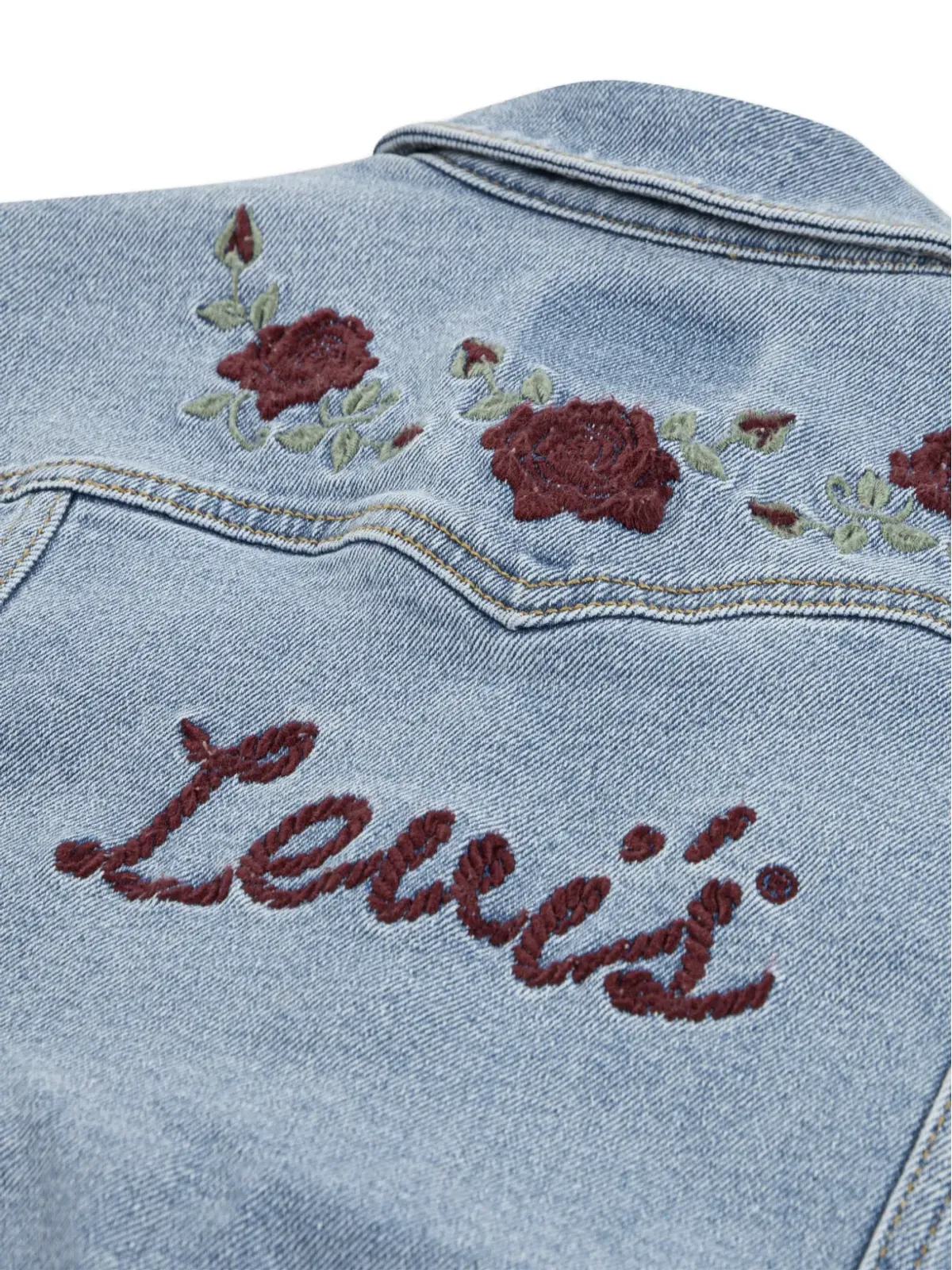 Levi's Kids 花柄刺繍ジャケット - 画像3
