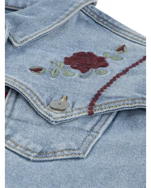 Levi's Kids 花柄刺繍ジャケット - サムネイル4