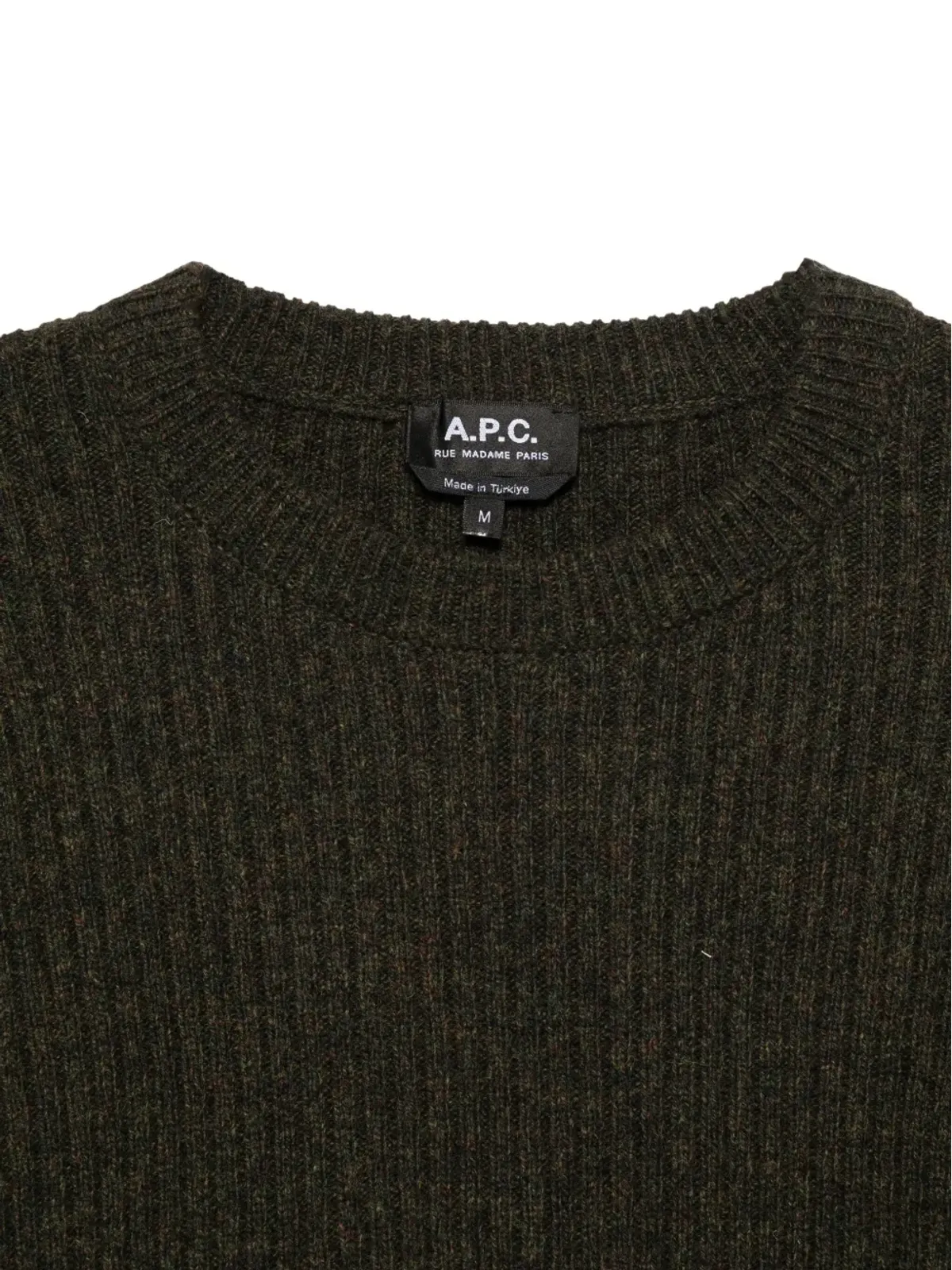 A.P.C. クルーネックセーター グリーン - 画像3