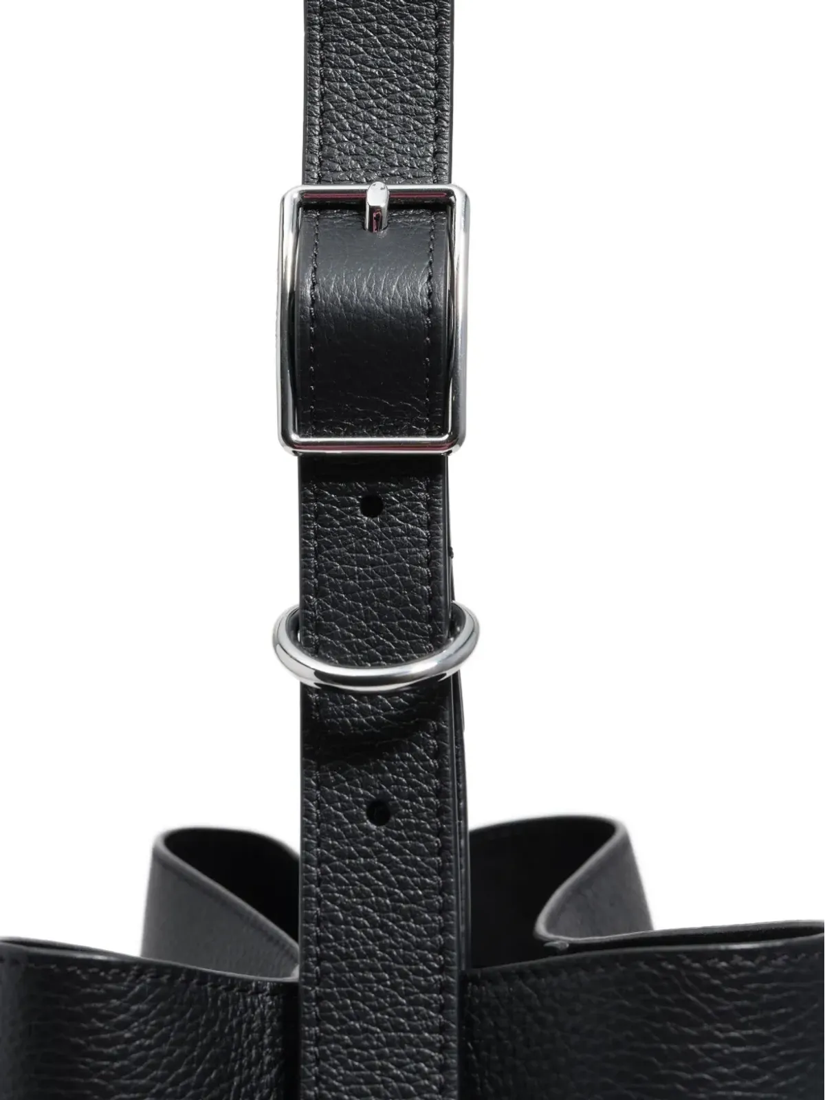 Bimba y Lola カルリーノ バックルディテール レザー ショルダーバッグ - 画像4