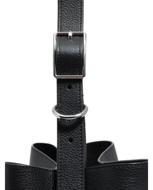 Bimba y Lola カルリーノ バックルディテール レザー ショルダーバッグ - サムネイル4