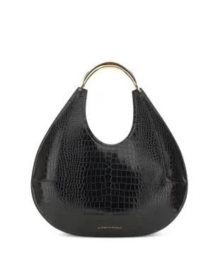 Elisabetta Franchi クロコダイル型押し ジュエルハンドル トートバッグ - サムネイル1