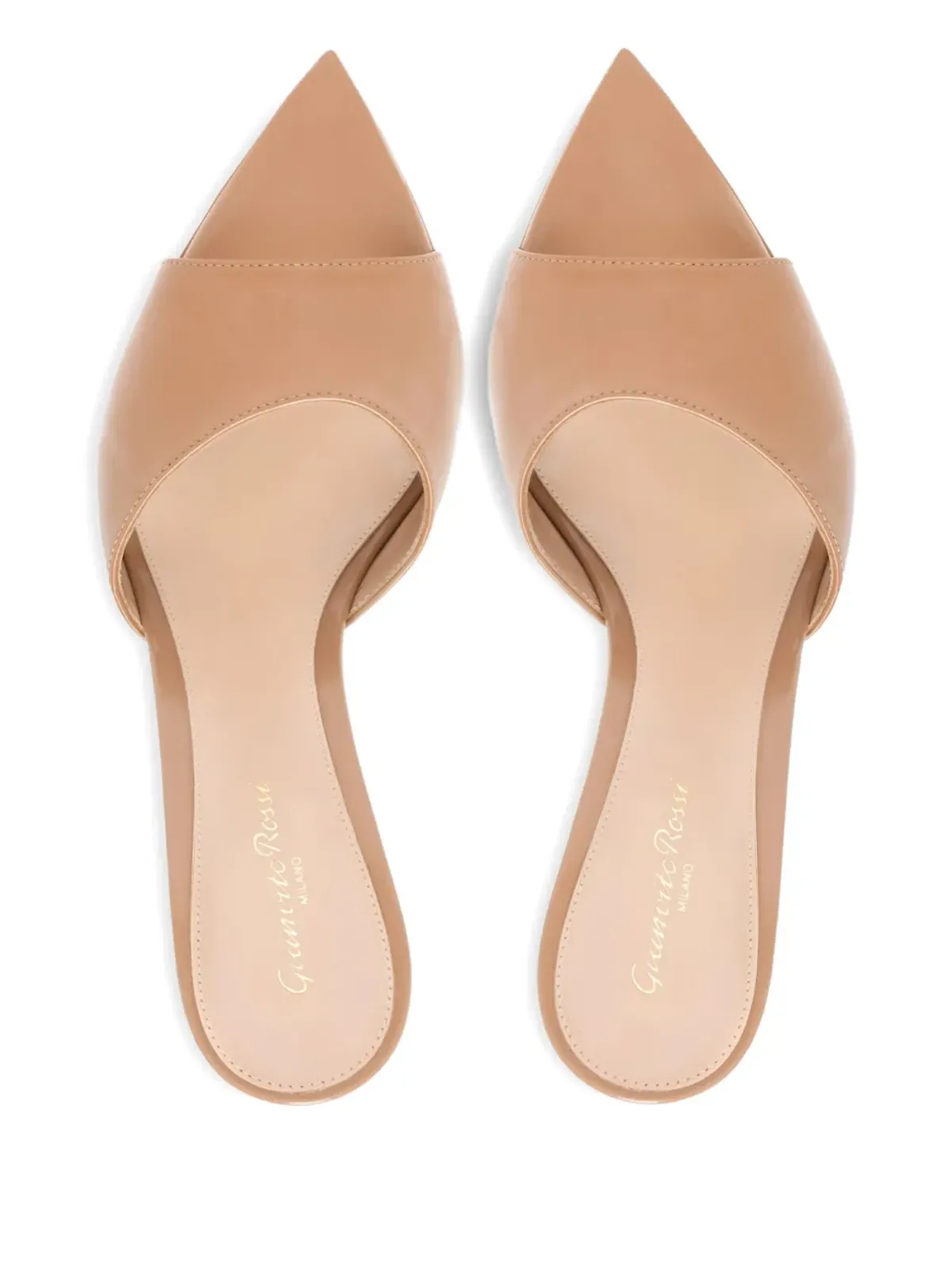 Gianvito Rossi ダシャ プラットフォーム ポインテッドトゥ サンダル - 画像4