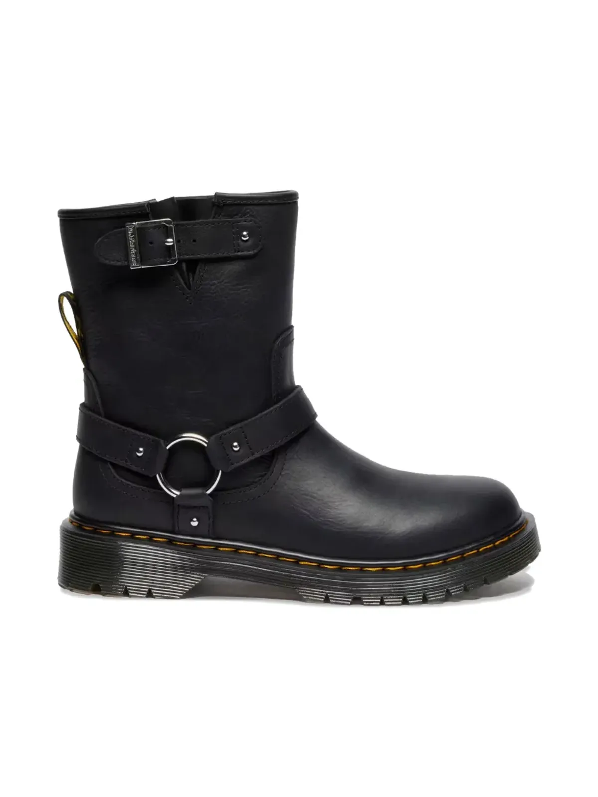 Dr. Martens Kids Genaya レザー バイカーブーツ - 画像2