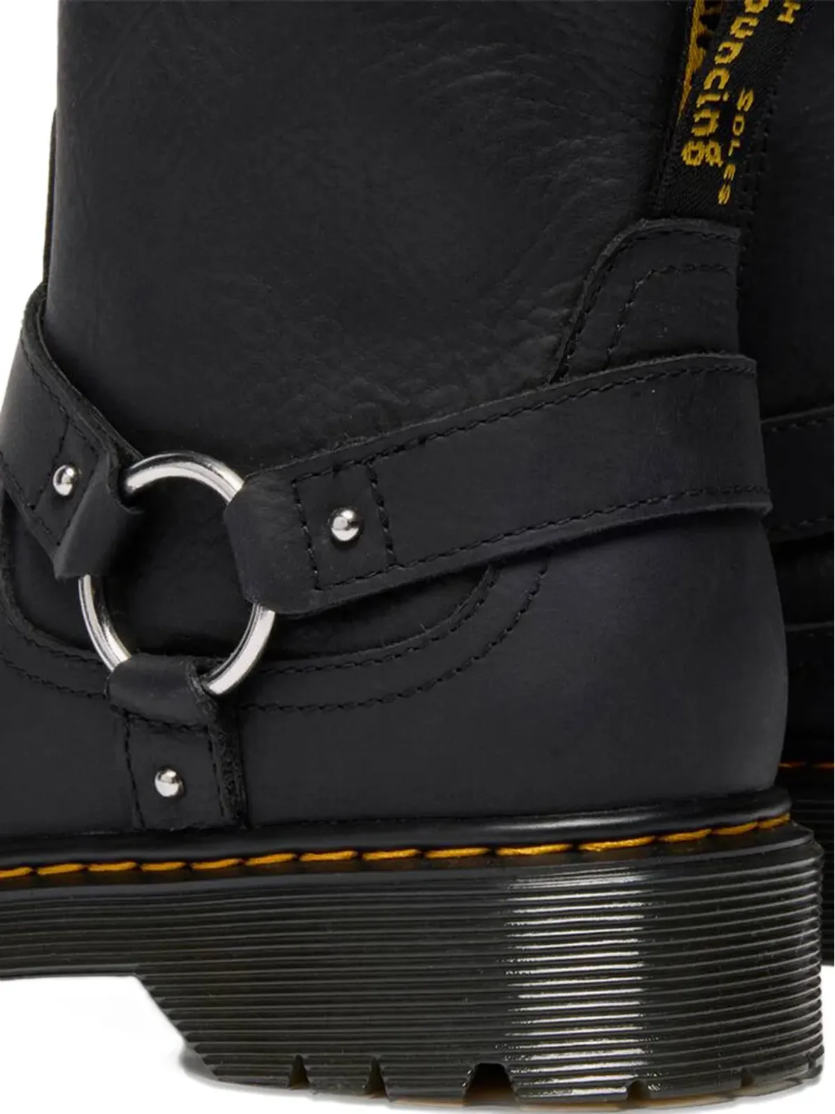 Dr. Martens Kids Genaya レザー バイカーブーツ - 画像4